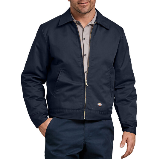 Dickies Lined Eisenhower Jacket Dark Navy Burning Hearts Apparel