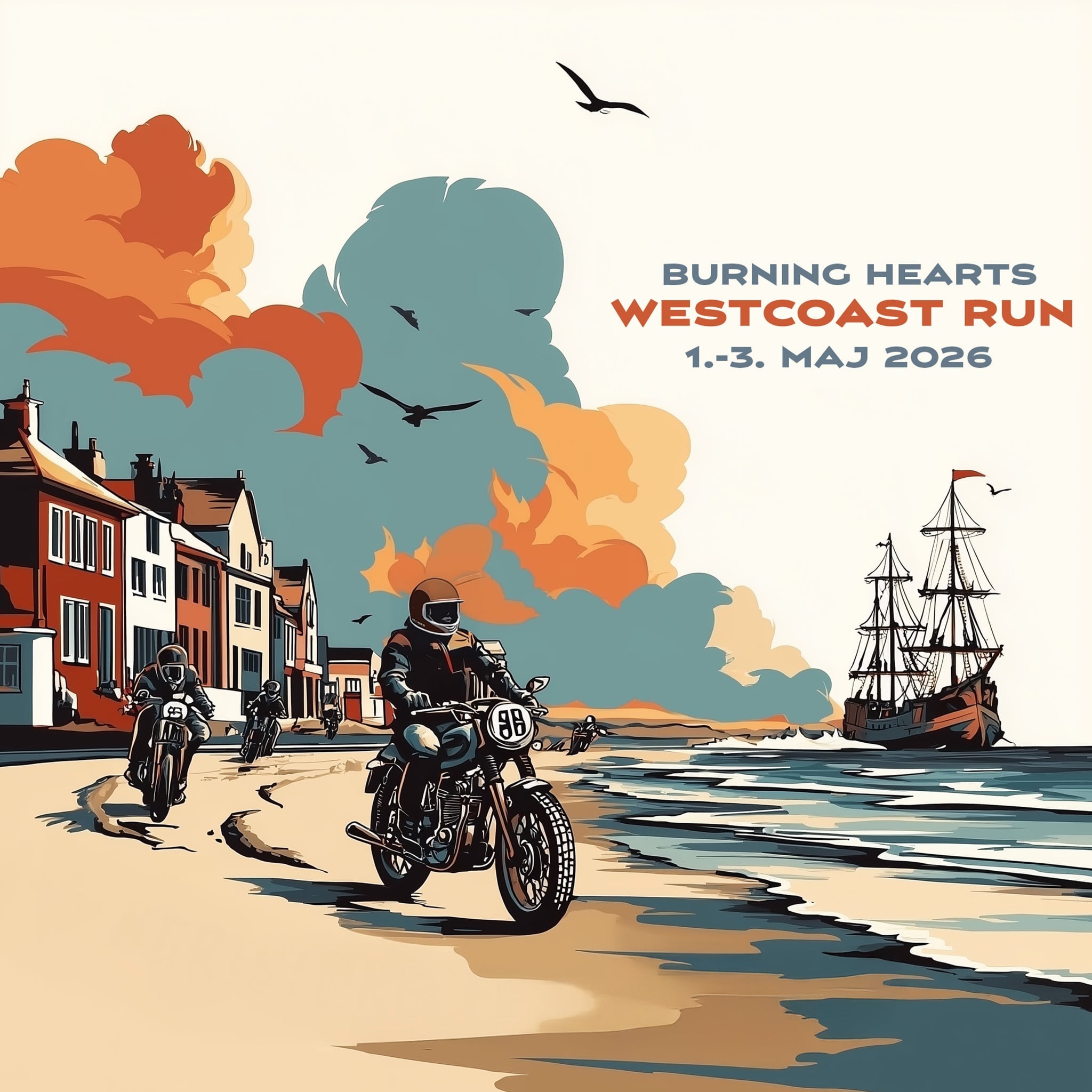 Burning Hearts Westcoast Run IV - Extended Edition 1.5 - 3.5.2026  (camping in your own Tent) Standard Ticket.