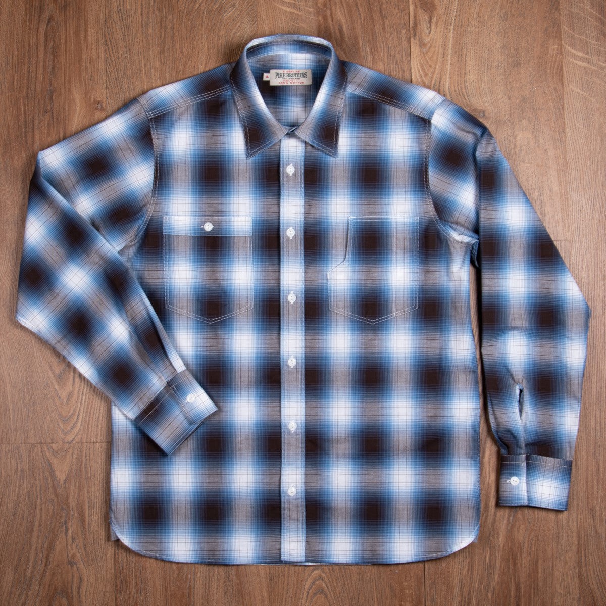 Pike Brothers - 1937 Roamer Shirt Kangley blue – Burning Hearts Apparel